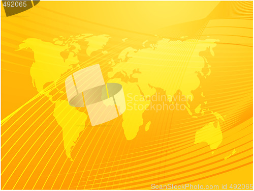 Image of Map of the world illustration