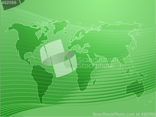 Image of Map of the world illustration