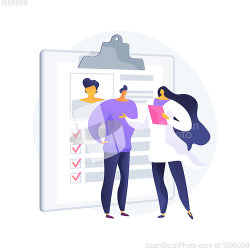 Image of Private healthcare abstract concept vector illustration.