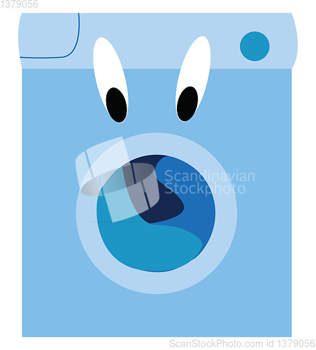 Image of Washing machine a household electronic equipment to wash and dry