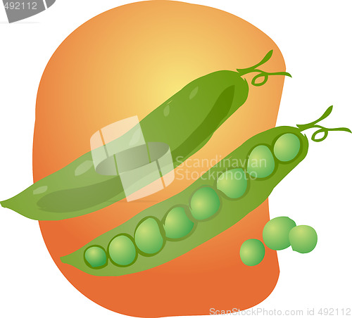 Image of Peas illustration