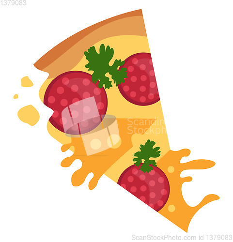 Image of Salami pizzaPrint