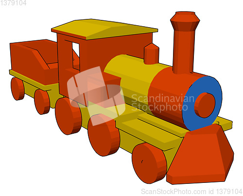 Image of Orange colored block vector or color illustration