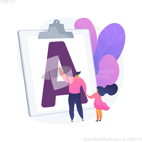 Image of Modern dads abstract concept vector illustration.