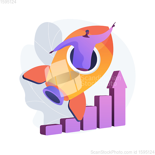 Image of Personal development abstract concept vector illustration.