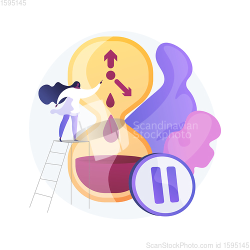 Image of Menopause abstract concept vector illustration.