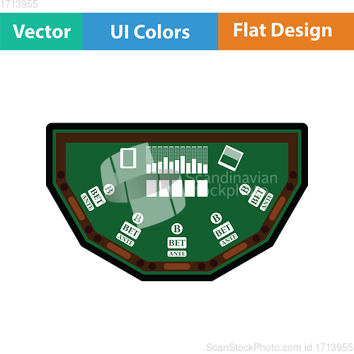 Image of Poker table icon