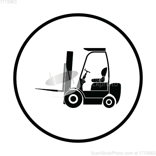 Image of Warehouse forklift icon