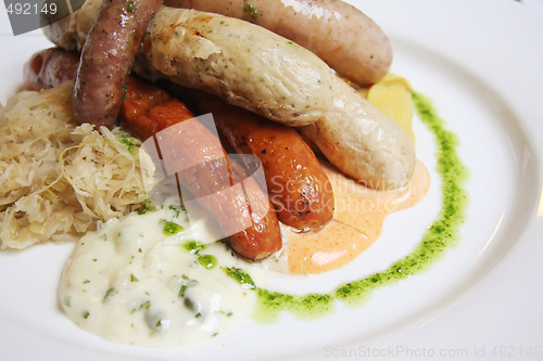 Image of German sausages