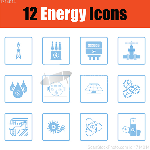 Image of Energy icon set