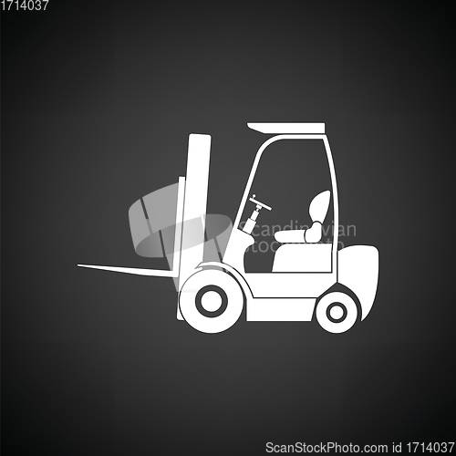Image of Warehouse forklift icon