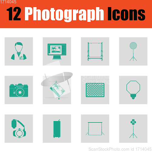 Image of Photography icon set