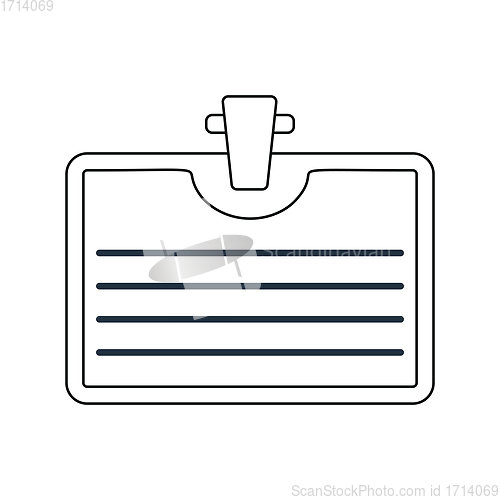 Image of Icon of Badge with clip