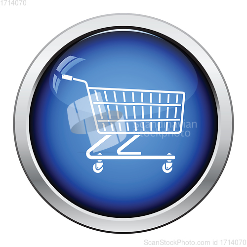 Image of Supermarket shopping cart icon