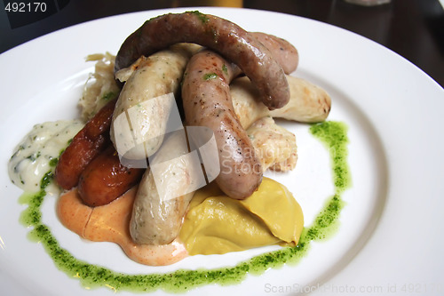 Image of German sausages