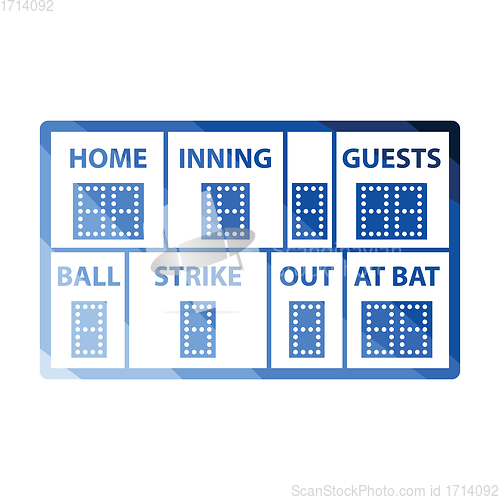 Image of Baseball scoreboard icon