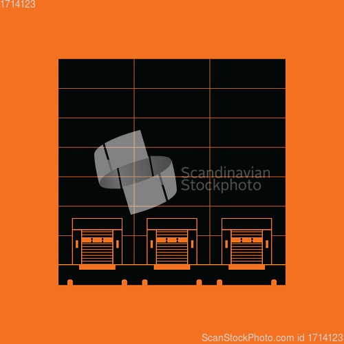 Image of Warehouse logistic concept icon