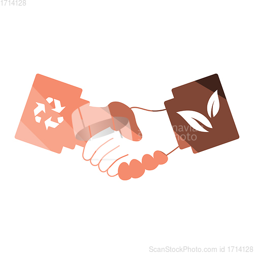Image of Ecological handshakes icon