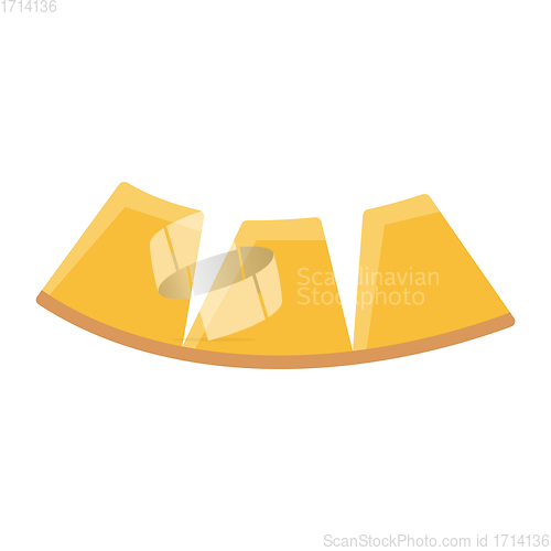Image of Flat design icon of Melon in ui colors.