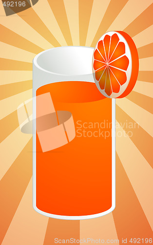 Image of Orange juice illustration