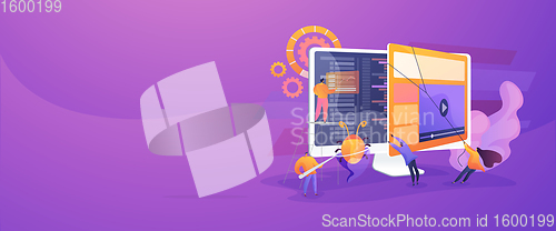 Image of Software testing concept banner header