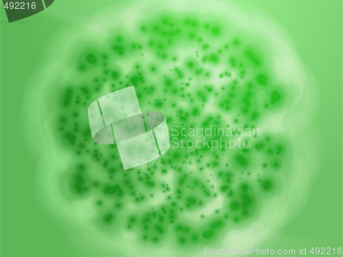 Image of Bacterial cell growth illustration