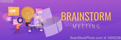 Image of Brainstorm concept banner header