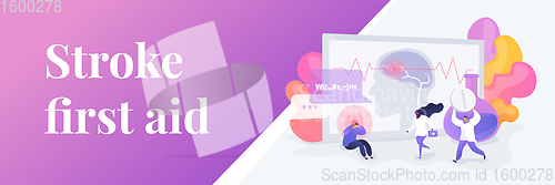 Image of Stroke landing page concept