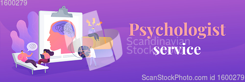 Image of Psychologist service concept banner header