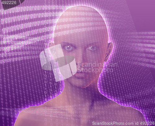 Image of Digital woman