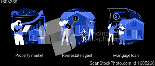 Image of Buying property abstract concept vector illustrations.