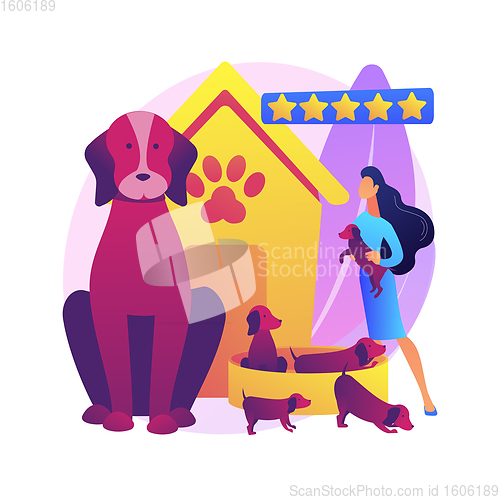 Image of Breed club abstract concept vector illustration.
