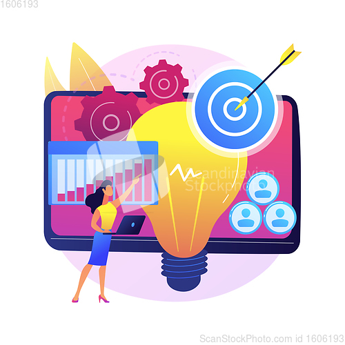 Image of Project initiation abstract concept vector illustration.