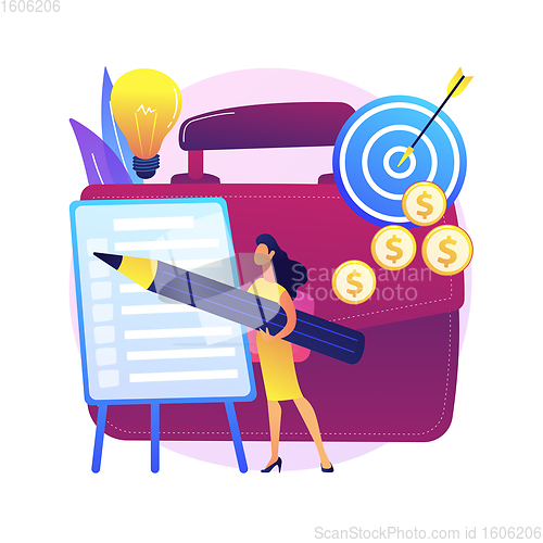 Image of Project planning abstract concept vector illustration.