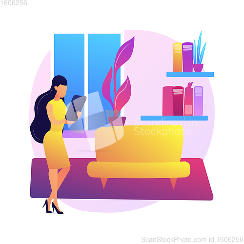 Image of Home staging abstract concept vector illustration.