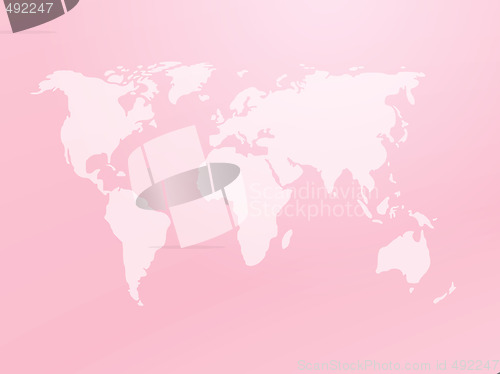Image of Map of the world illustration