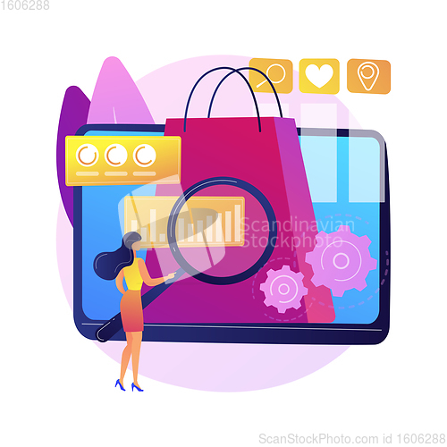 Image of Market research studies abstract concept vector illustration.