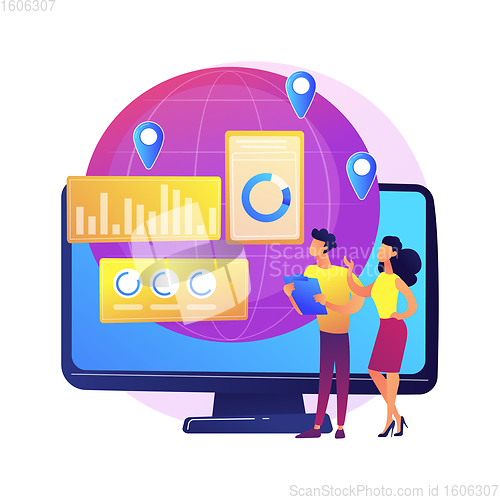 Image of Customer support abstract concept vector illustration.