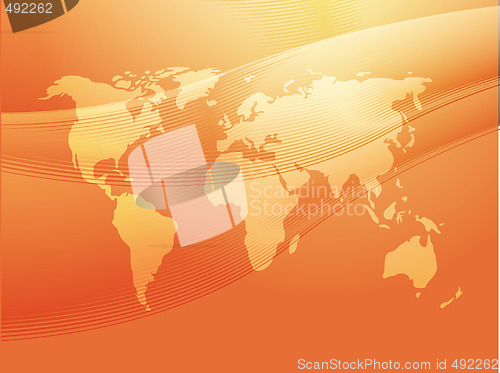 Image of Map of the world illustration