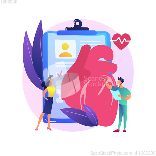 Image of Hypertension abstract concept vector illustration.