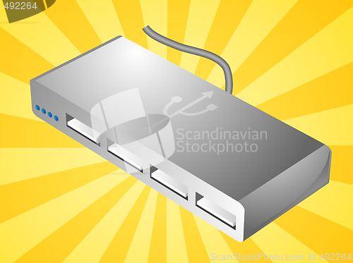 Image of USB hub illustration