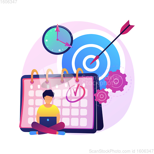 Image of Discipline abstract concept vector illustration.
