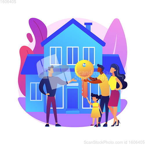 Image of Real estate abstract concept vector illustration.