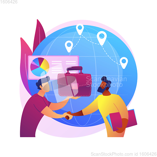 Image of Chatbot customer service abstract concept vector illustration.