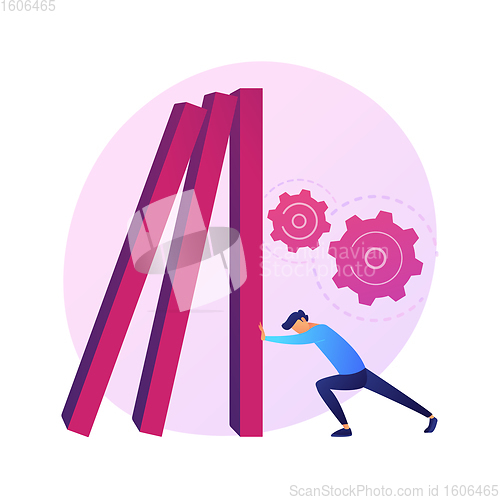 Image of Resilience abstract concept vector illustration.