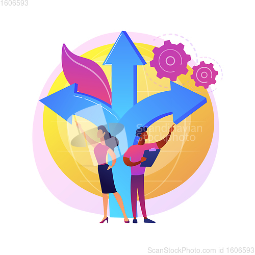 Image of Social conflict abstract concept vector illustration.