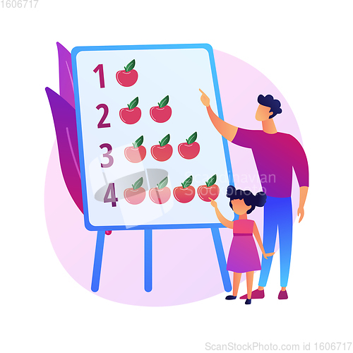 Image of Modern dads abstract concept vector illustration.