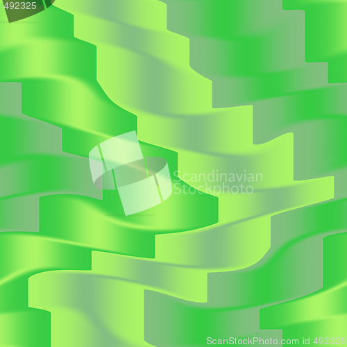 Image of Wavy glowing colors
