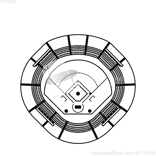 Image of Baseball stadium icon
