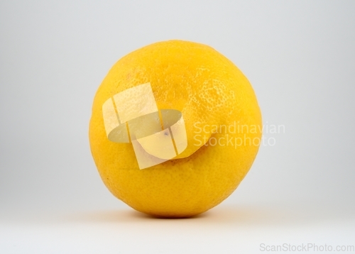 Image of weird funny smiling lemon 